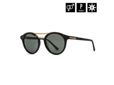 Horsefeathers nomad zonnebril (mat havana/groen)