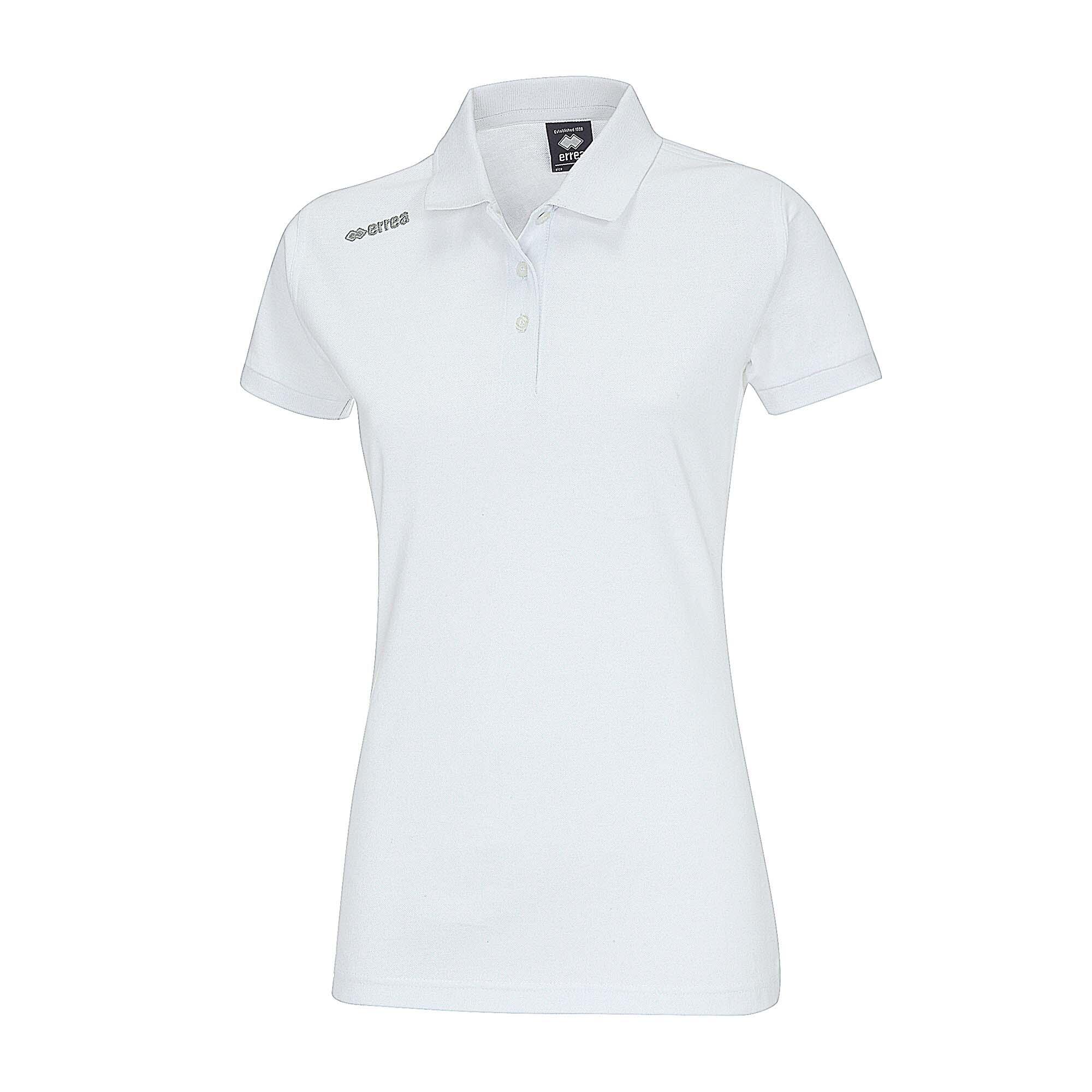 Polo Errea Team Femmes Manches Courtes Jr Blanc Enfant 1/1