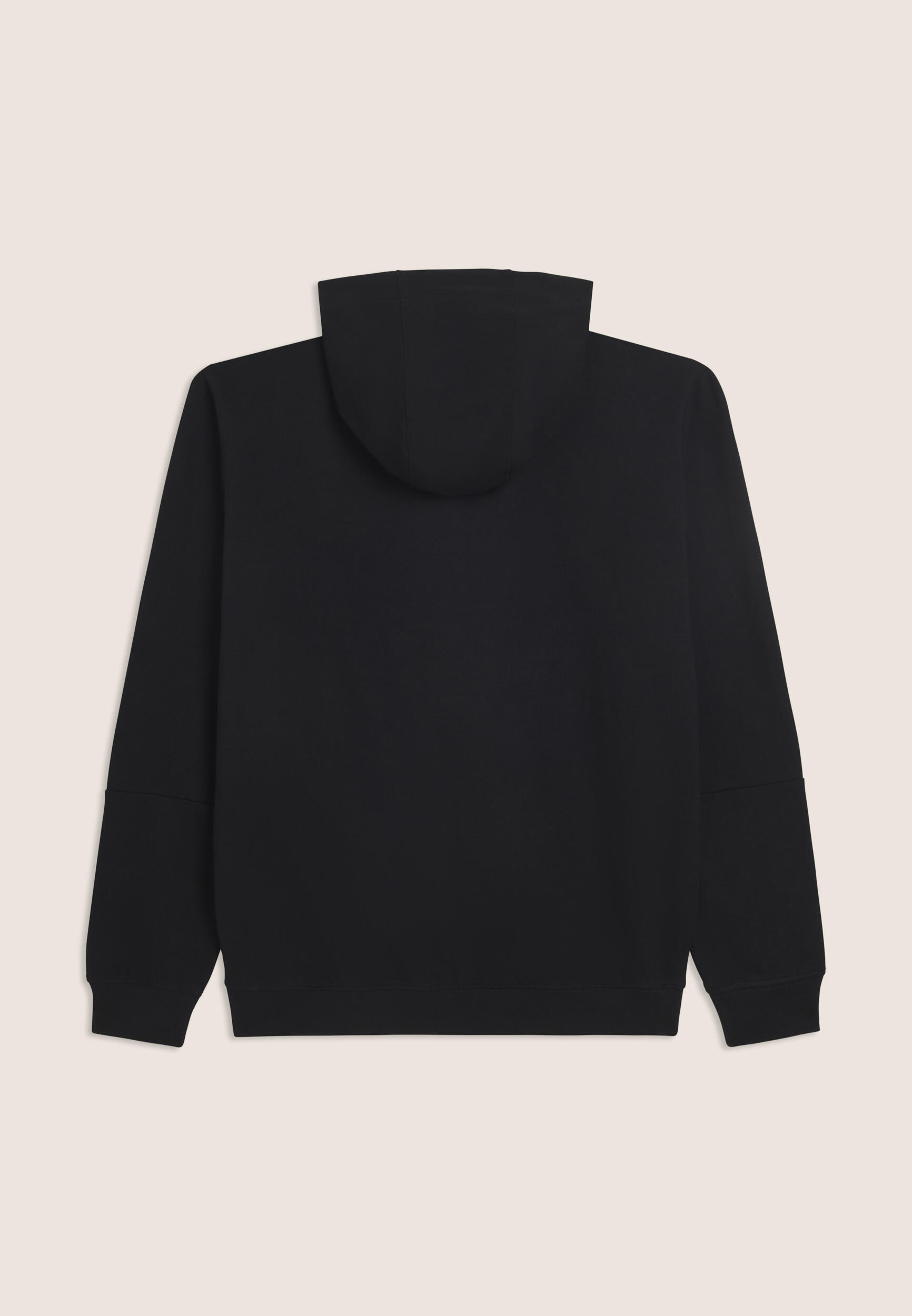 Sweat-shirt à capuche et fermeture éclair intégrale et bandes ton sur ton 2/3