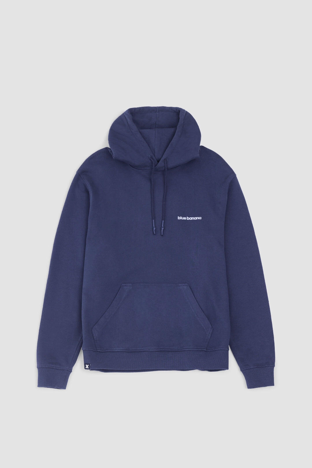 Sudadera con Capucha Blue Banana Azul Marino de Algodón 100% Orgánico 7/7