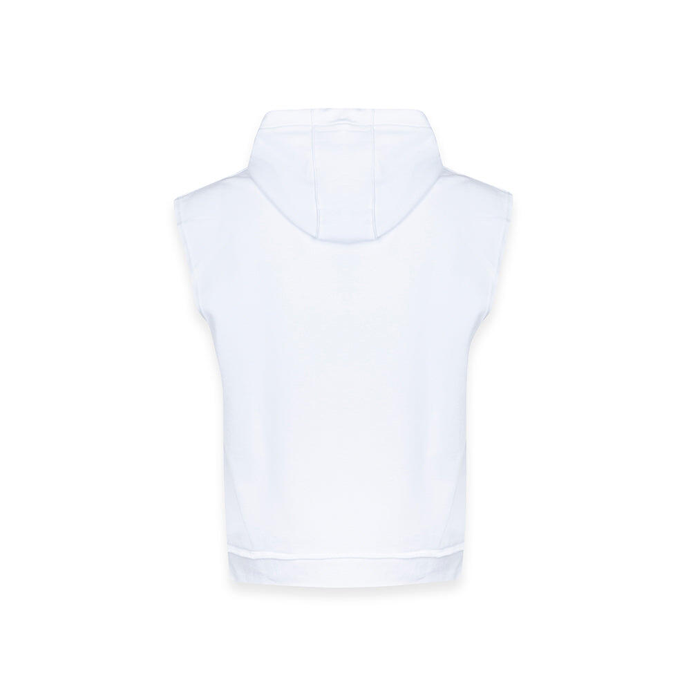Gilet con cappuccio Iconic Starter BIANCO 2/4
