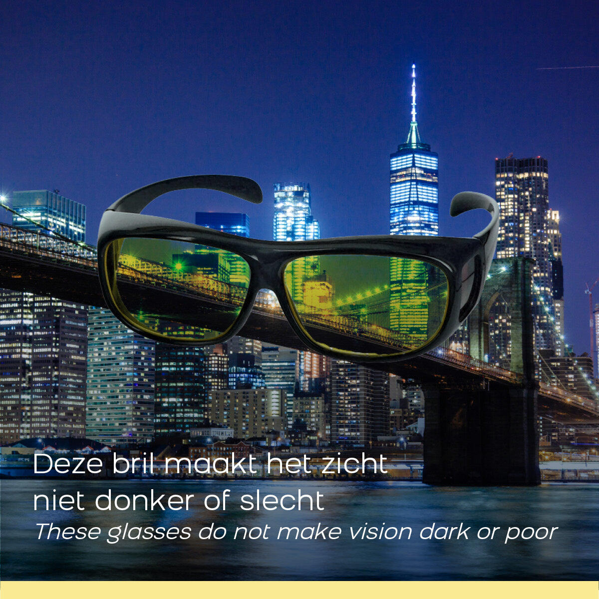 8039 Orange Donkey HD Glasses Night Vision - gelbe Gläser 5/5