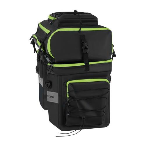 Doppelte Fahrradtasche 53 Liter mit Regenschutz 3/7