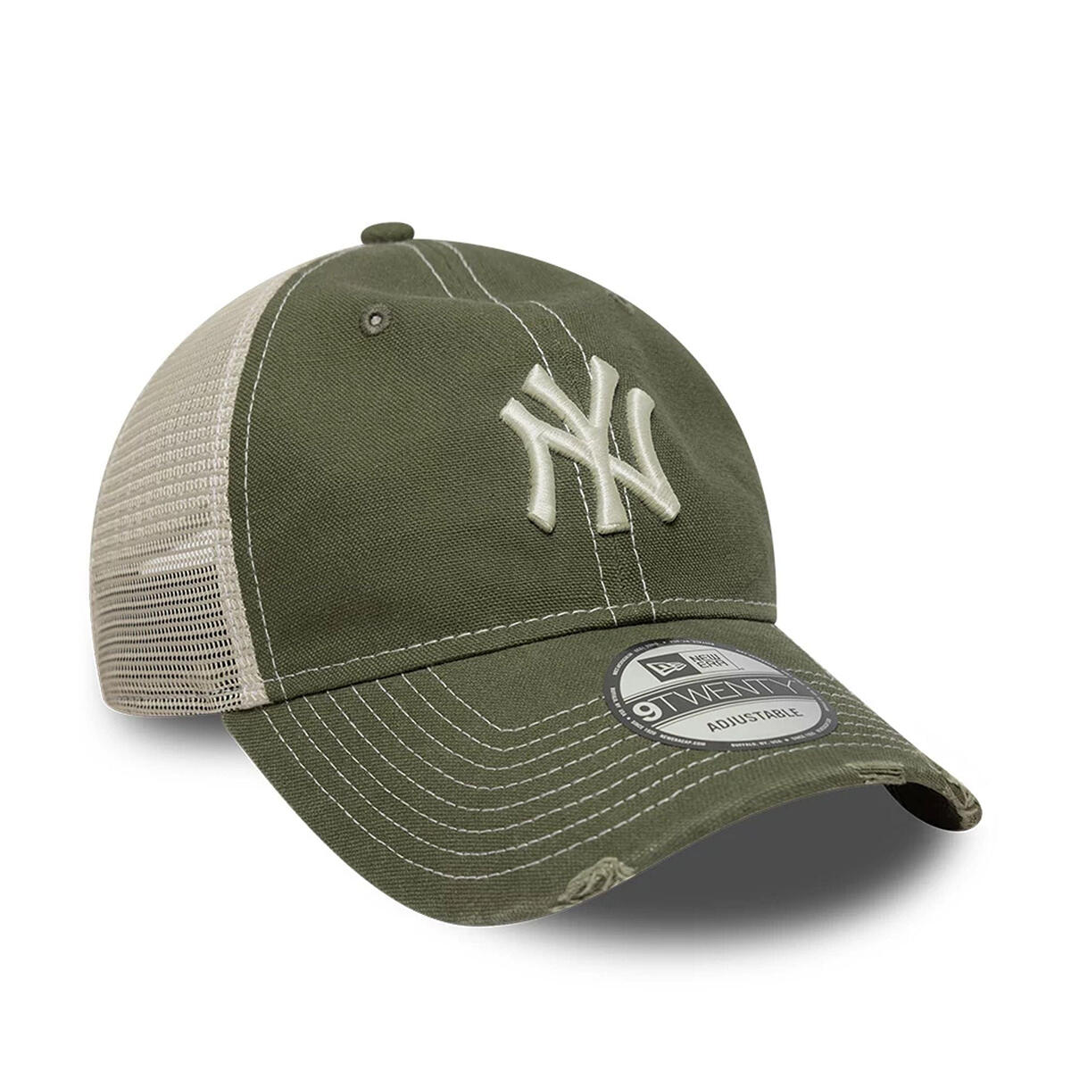 New Era 9TWENTY Trucker Cap New York Yankees Cotton Canvas green 4/5