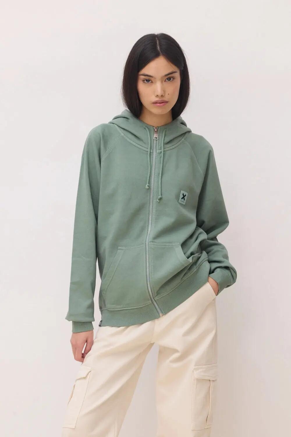 Sudadera con Capucha Blue Banana Sage de Algodón 100% Orgánico 4/7