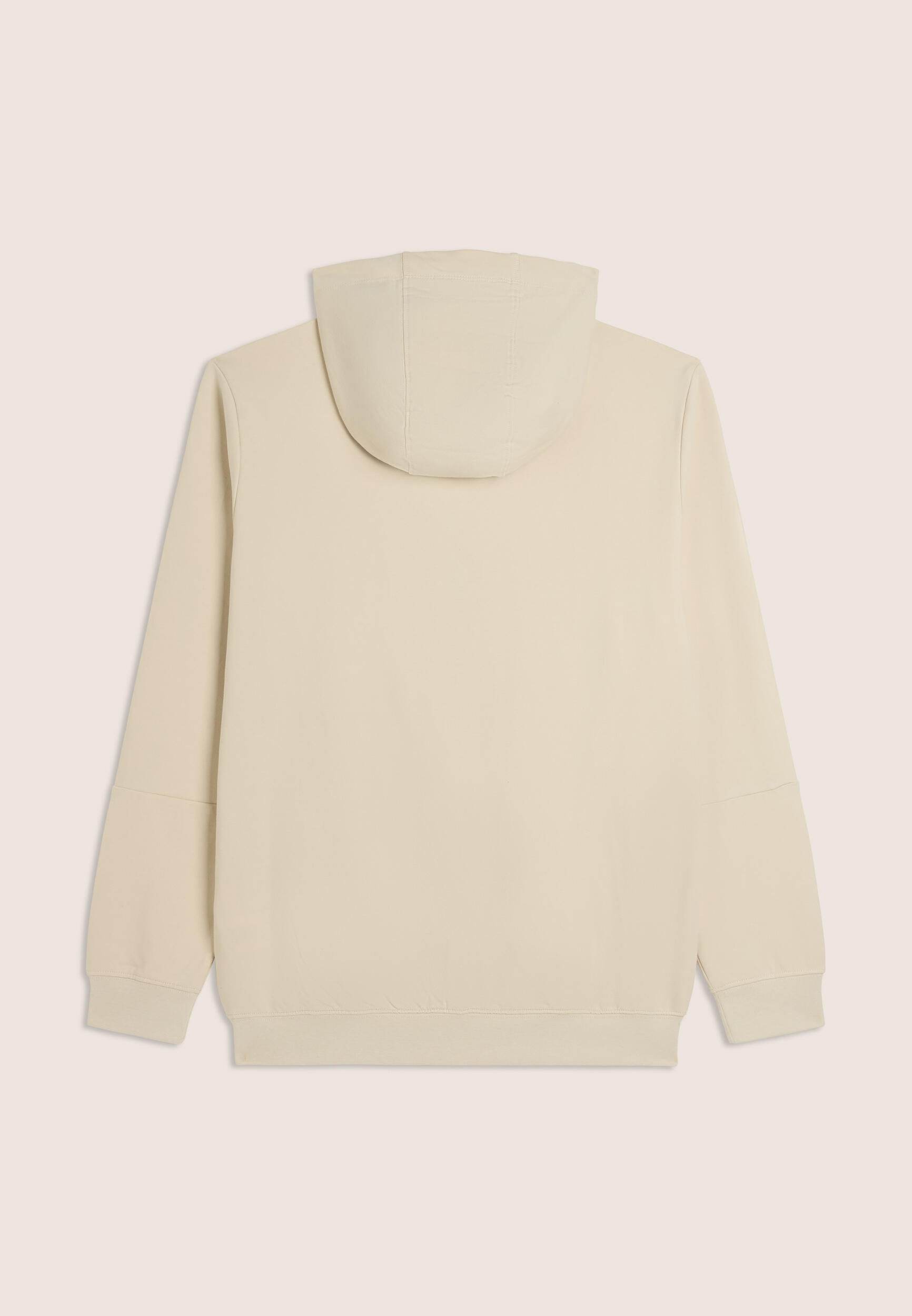 Sweat-shirt à capuche et fermeture éclair intégrale et bandes ton sur ton 2/3
