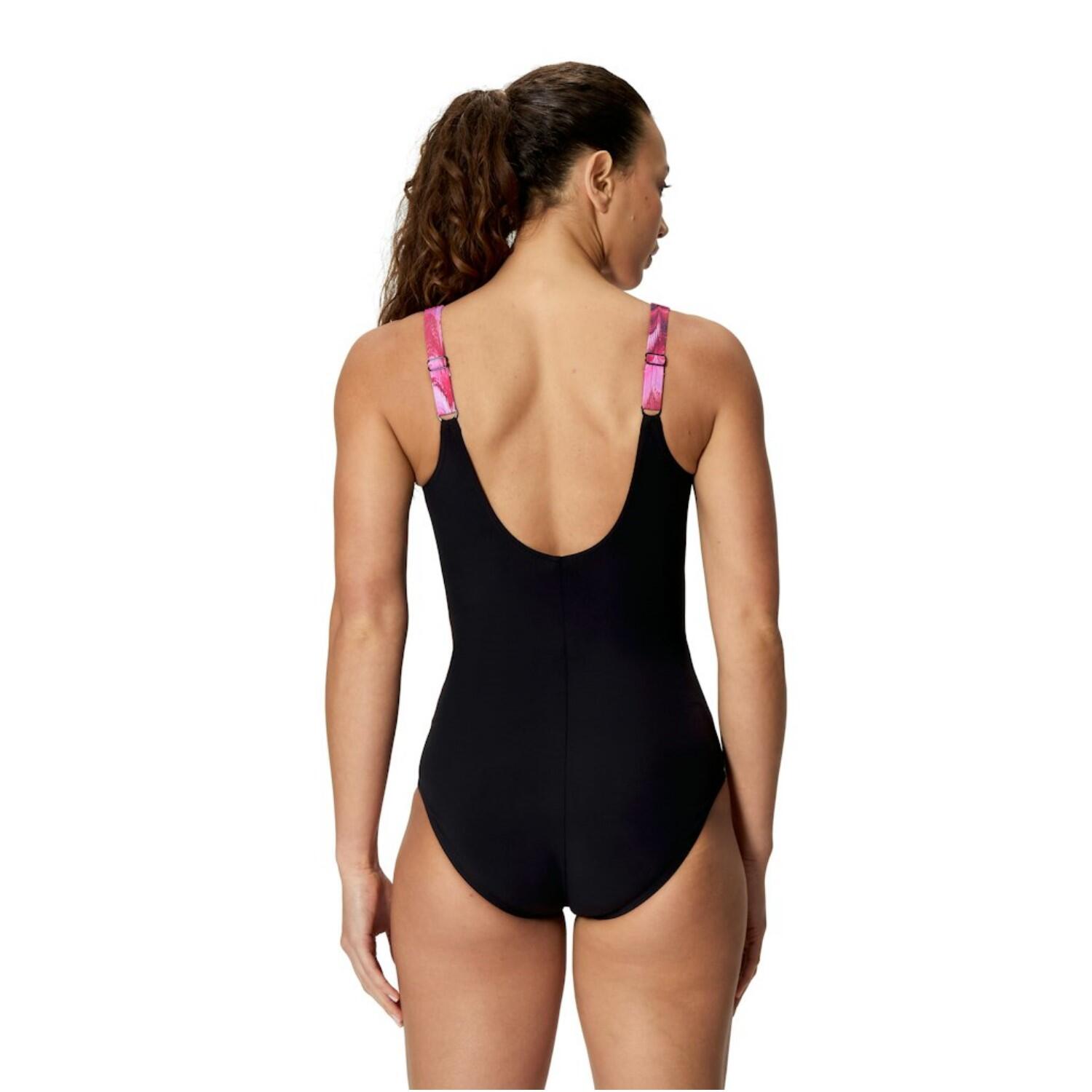 Dames zwempak uit 1 stuk Speedo Print Luna Lustre 2/7