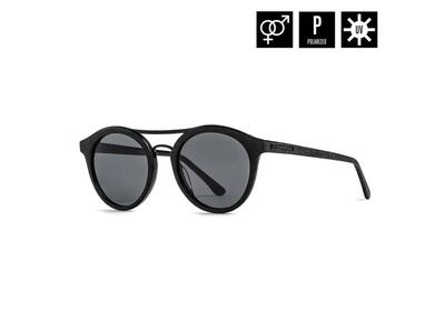 Horsefeathers nomad zonnebril (geborsteld zwart/grijs)