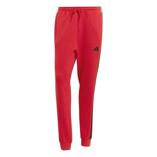 Pantalon Hommes Adidas Essential 3 Stripes rouge