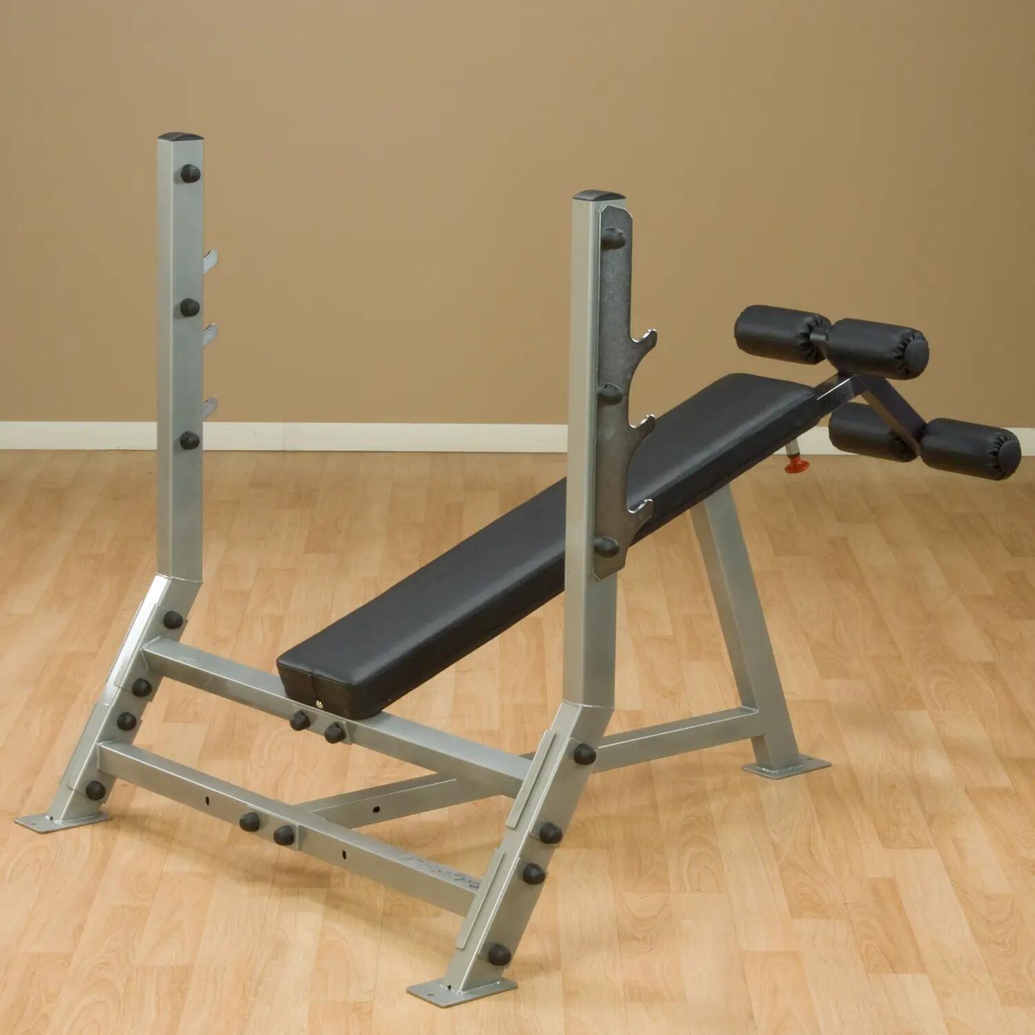 Decline bench press halterbank - SDB351G - duurzaam & stabiel 3/5