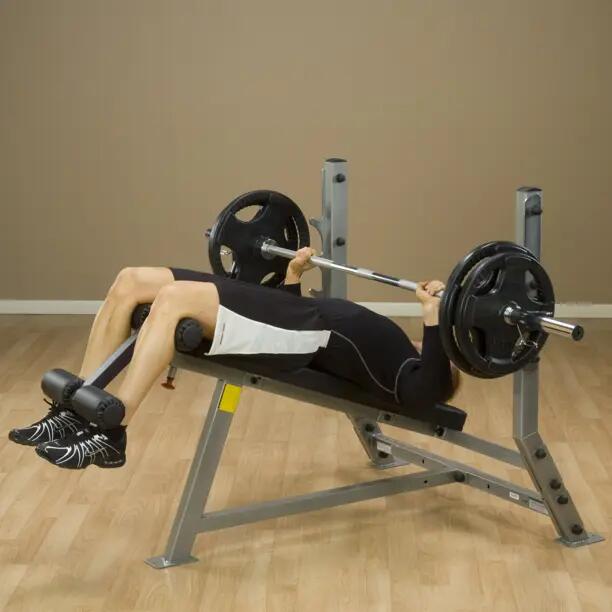Decline bench press halterbank - SDB351G - duurzaam & stabiel 4/5