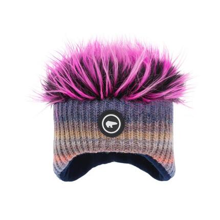 Eisbär Mütze Wintermütze mit Haaren Keke Cocker für Damen und Herren