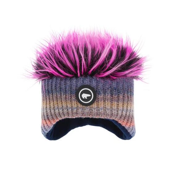 Eisbär Mütze Wintermütze mit Haaren Keke Cocker für Damen und Herren