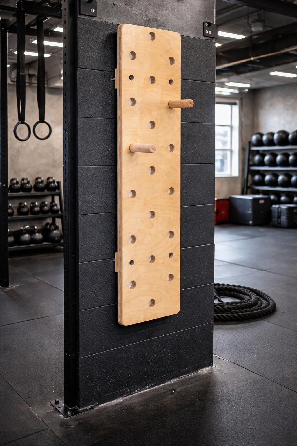 Peg Board Madera Laminada 120x30 cm Fitness 2/3