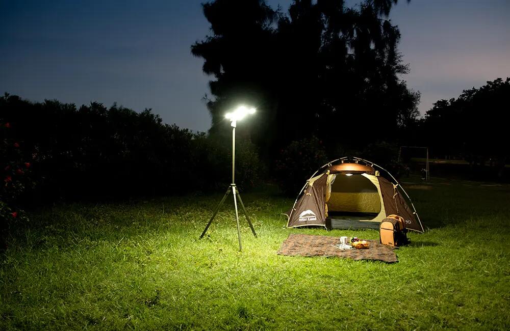 Lampada a Pannello Solare Ricaricabile con 4 Lanterne e PowerBank - 700 Lumen 6/8