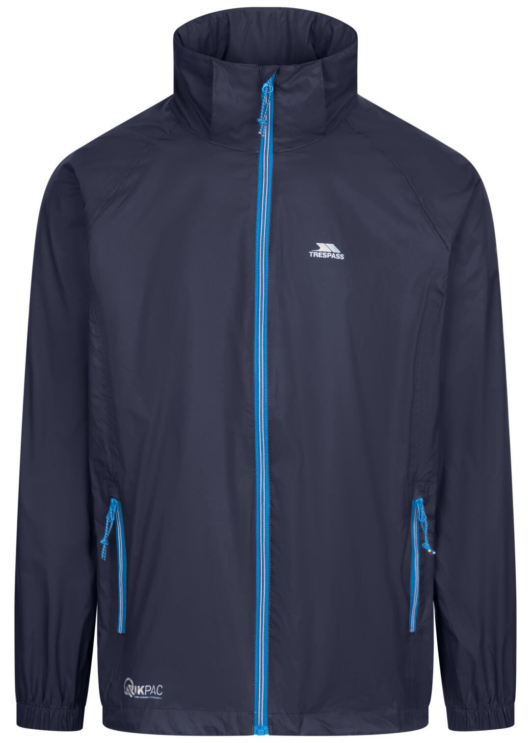 Trespass Qikpac X - Unisex Packaway Jkt Marine/Blauw 1/7