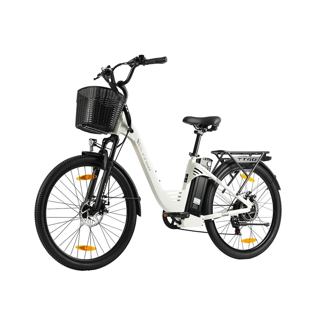 Elektrokolo TTGO C2 PRO pro dojíždění, baterie 36 V 18 Ah, Shimano 7 rychlostí 3/7