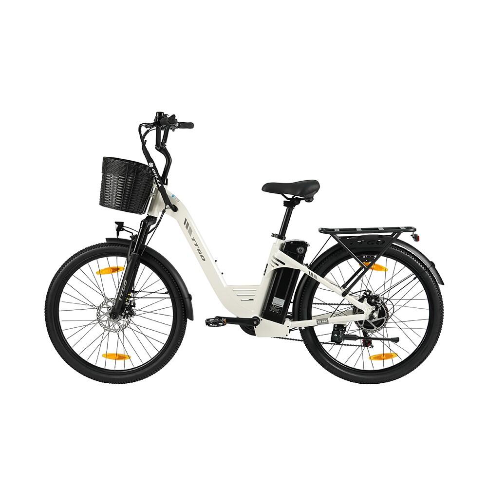 Elektrokolo TTGO C2 PRO pro dojíždění, baterie 36 V 18 Ah, Shimano 7 rychlostí 5/7