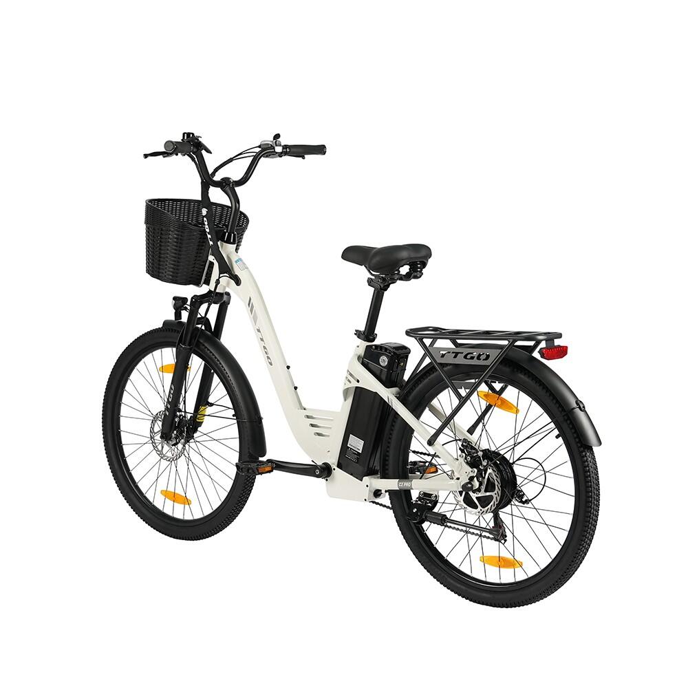Elektrokolo TTGO C2 PRO pro dojíždění, baterie 36 V 18 Ah, Shimano 7 rychlostí 4/7