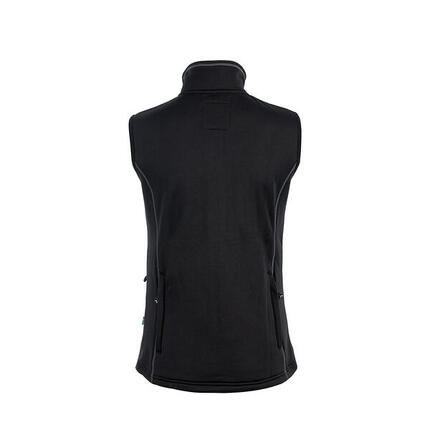 Powerfleece-Weste für Damen in Schwarz