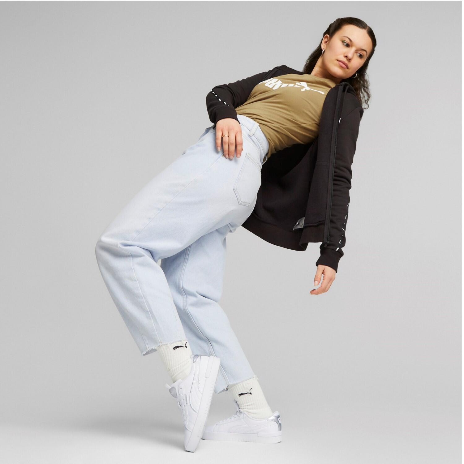 Felpa con Cappuccio Puma ESS Tape Donna 3/7