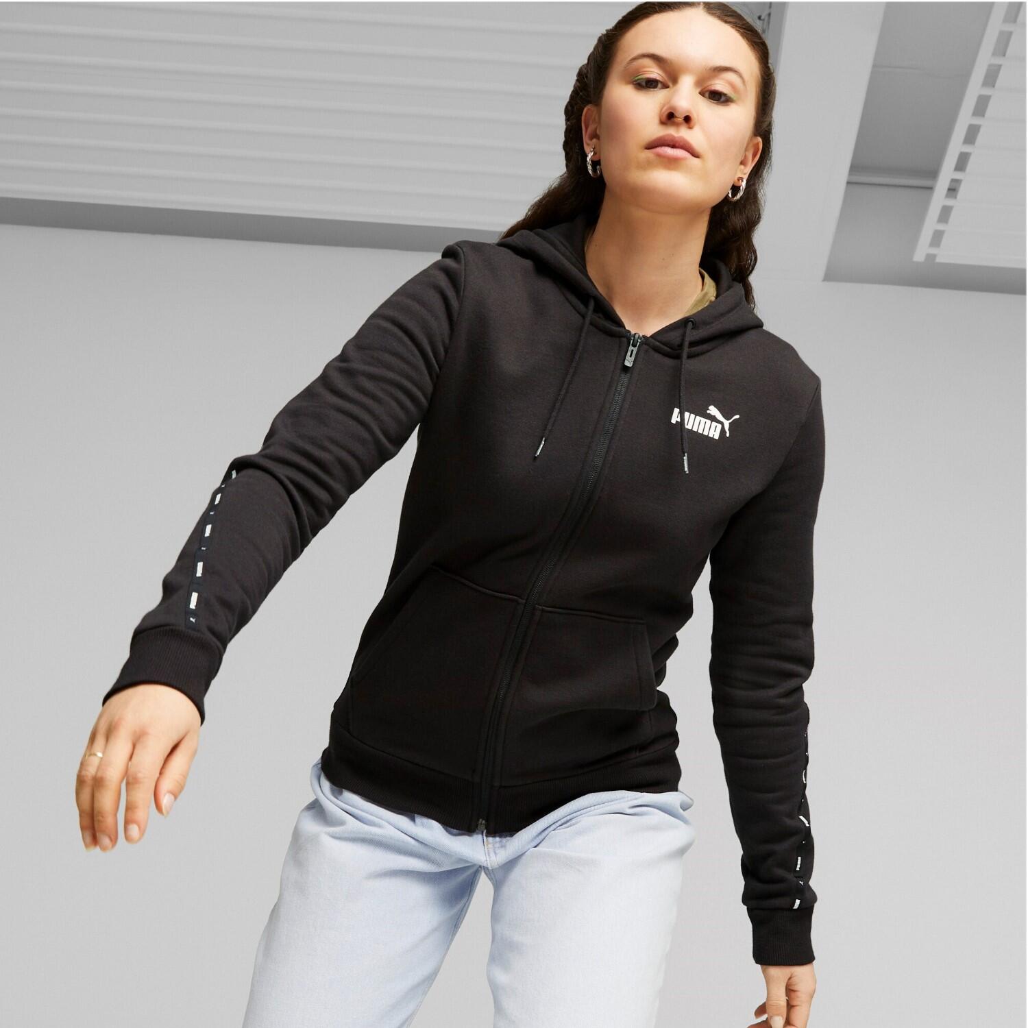 Felpa con Cappuccio Puma ESS Tape Donna 2/7
