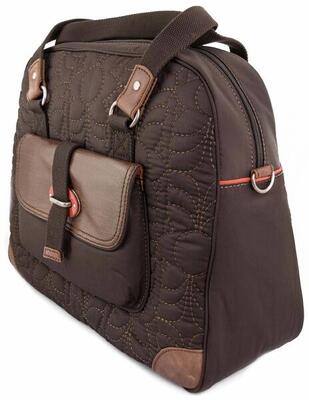 Borsa da weekend Fossil Wmns a mano e a spalla borsa marrone Key-per