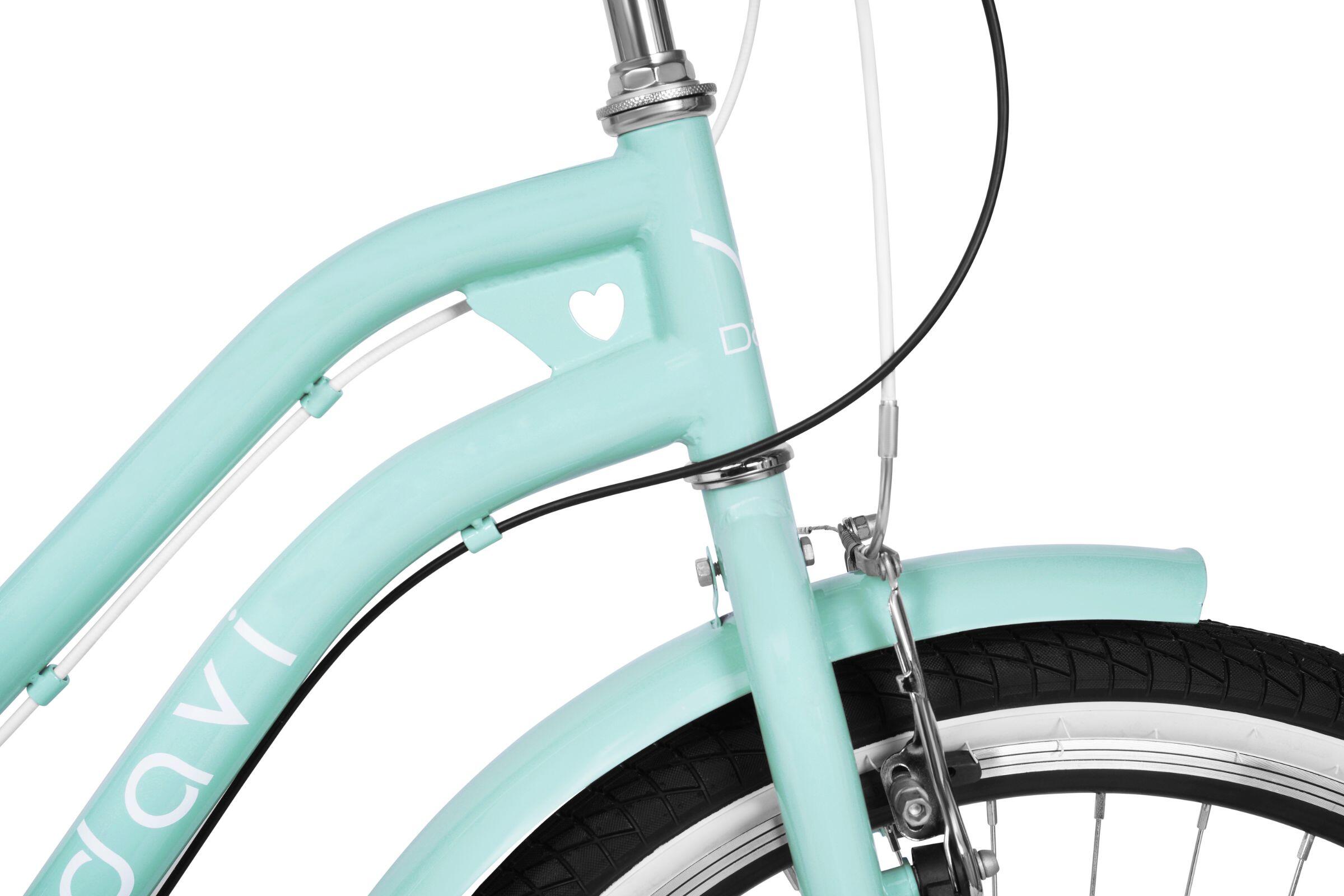 Bicicletta da bambino Davi Molli, 24", 130–165 cm, 7 velocità, menta 3/6