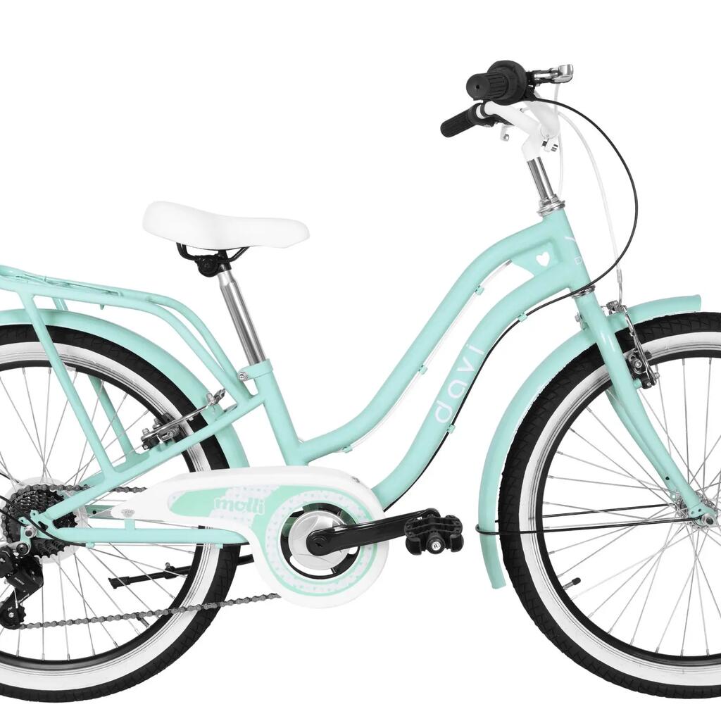 City bike 24 inch 9-12 years Davi Molli solid frame 14" 7-speed