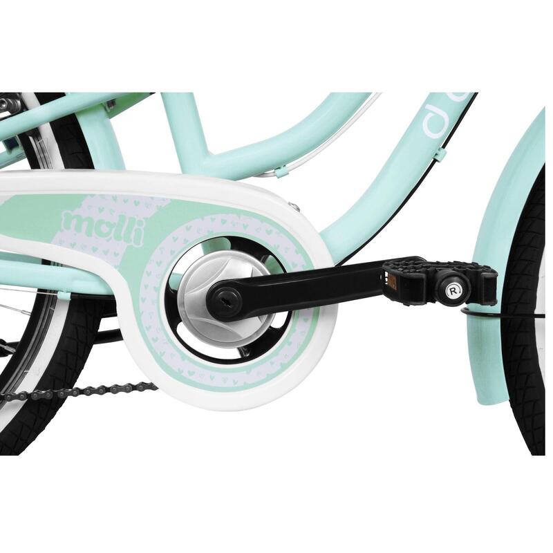 Bicicleta copii Davi Molli, 24″, 130-165 cm, 7 viteze, Menta