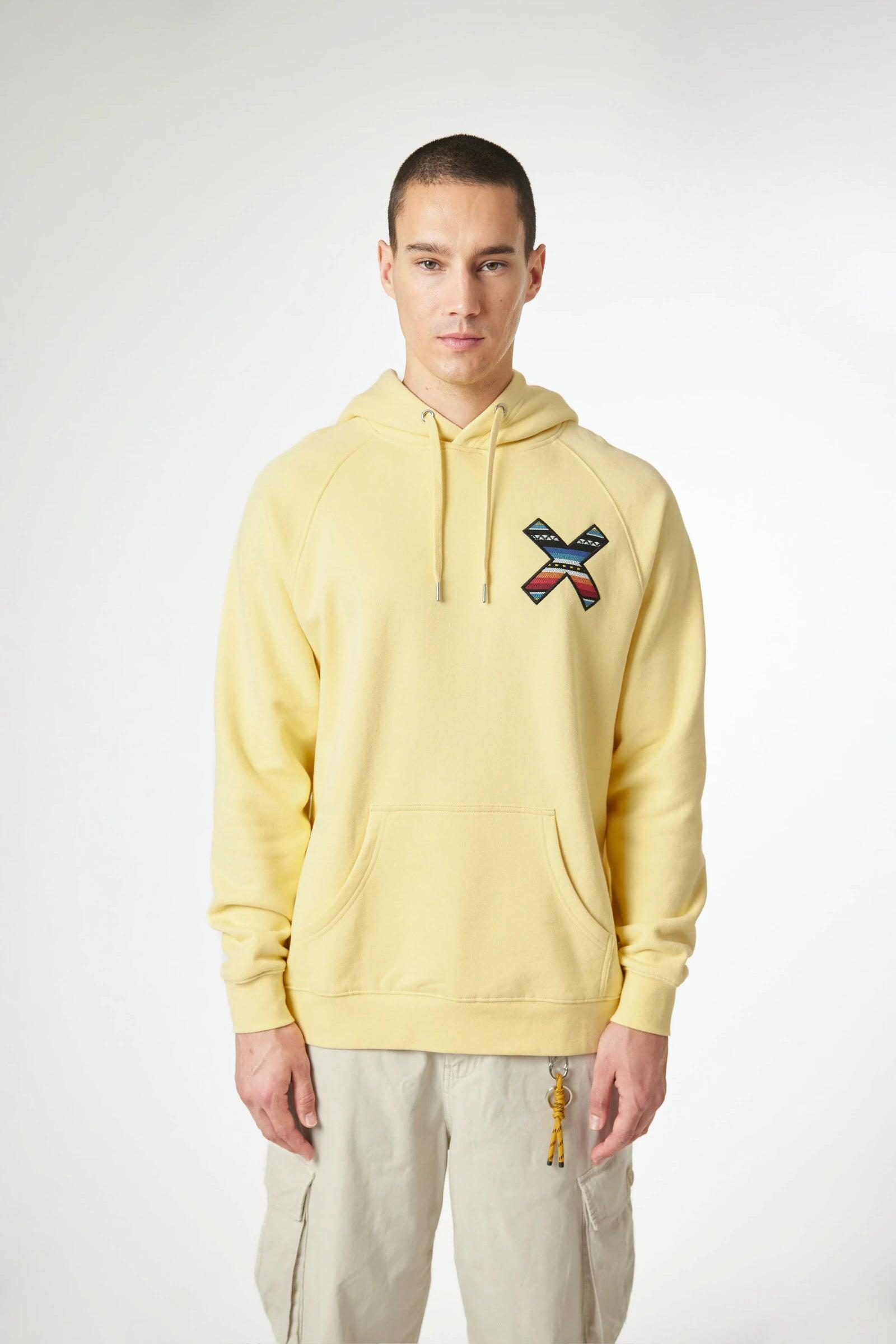 Sudadera con Capucha Blue Banana Amarillo Claro de Algodón 100% Orgánico 1/7