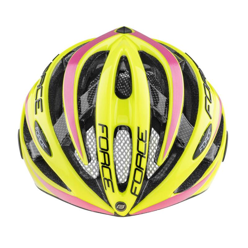 Casca Force Road Pro, fluo/roz S-M 54-58 cm