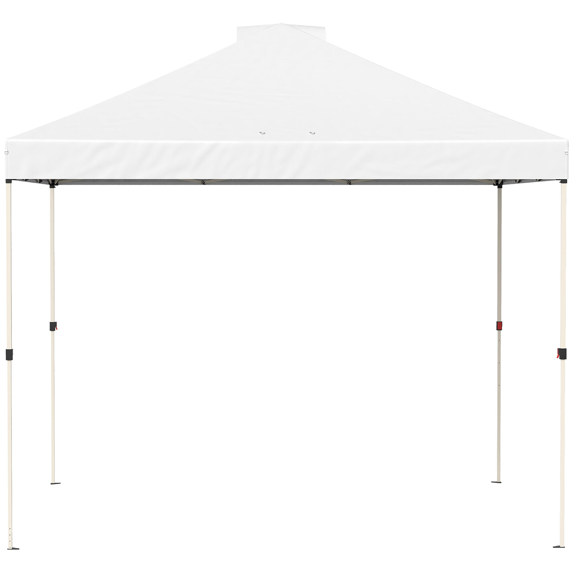 Techo de Carpa Outsunny 300x300 cm Blanco 5/5