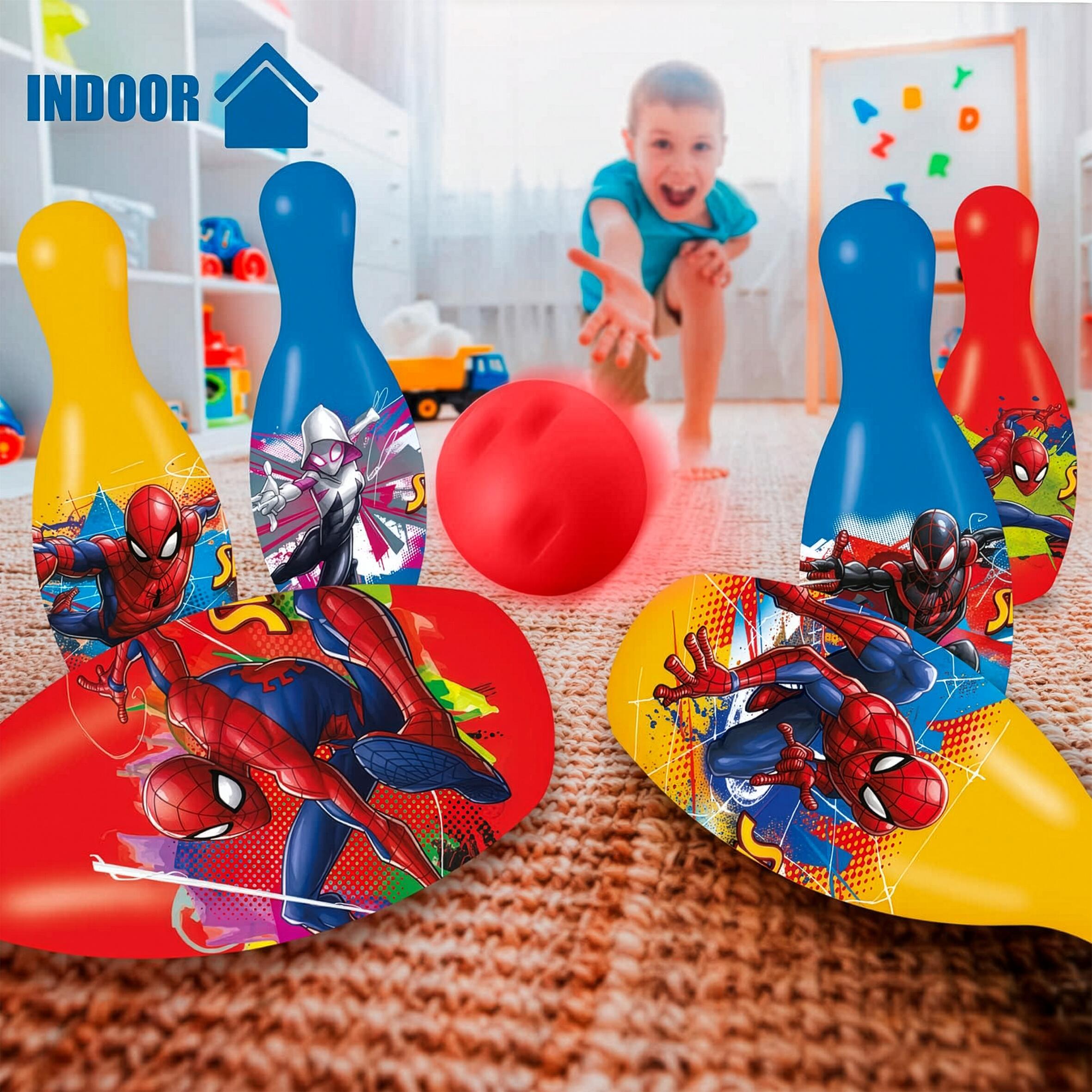 Bowling Set Spider-Man voor Kinderen - Marvel 4/5