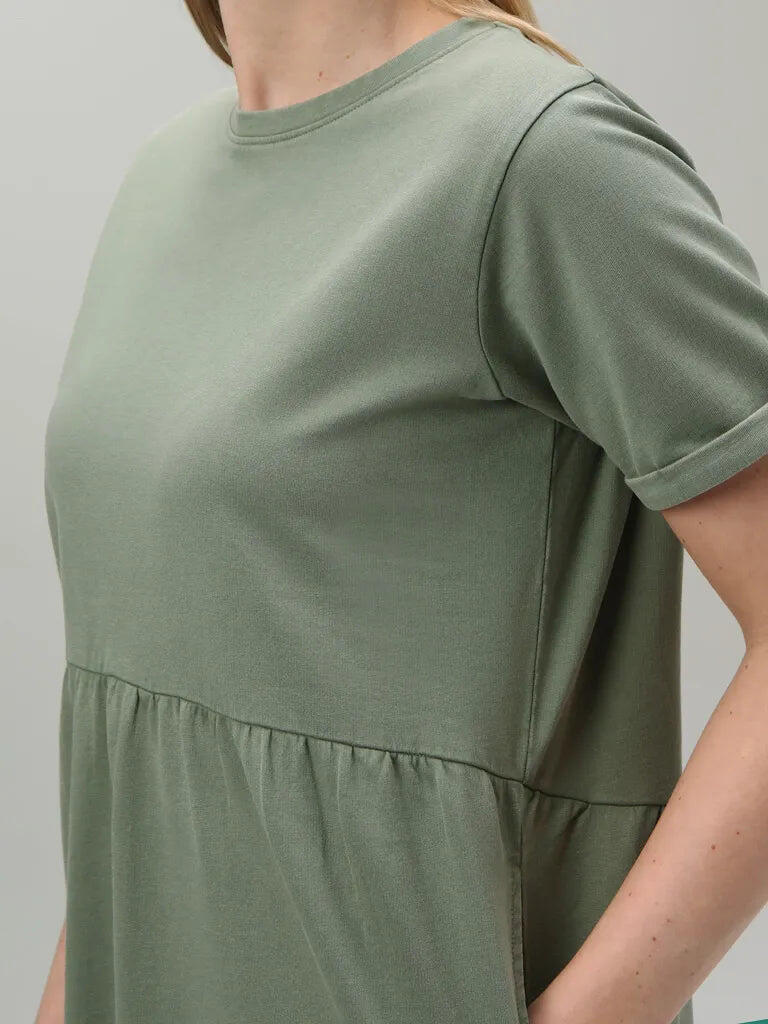 Vestido mujer Loap Denisa verde 6/7