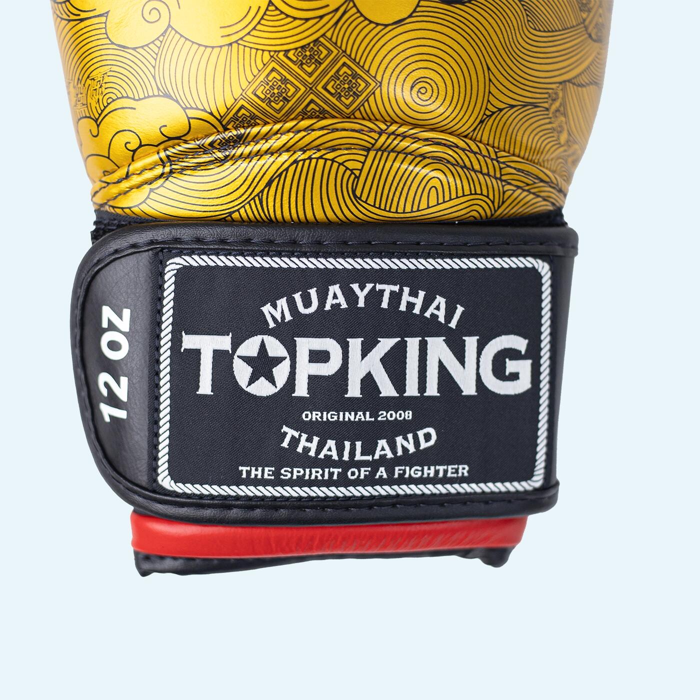 Gants de Boxe Topking HAPINESS CHINESE Blancs 4/4