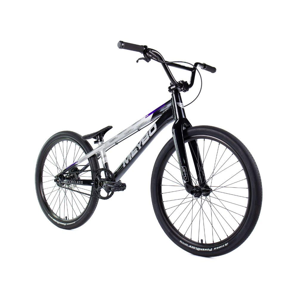 BMX Meybo Superclass 2026 Preto/Cinza/Violeta Cruiser Pro 22" 2/3