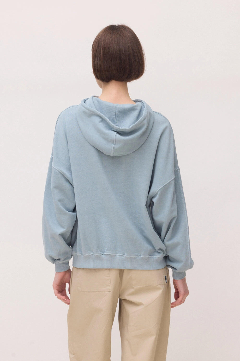 Sudadera con Capucha Mujer Blue Banana Mist de Algodón 100% Orgánico 2/4