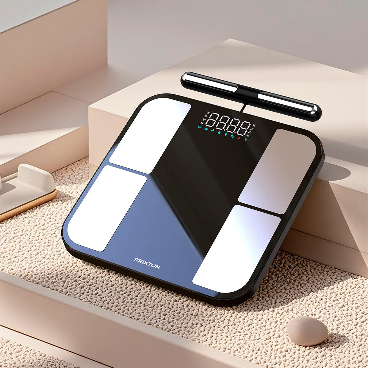 Balance intelligente Body Metric PRIXTON (Bio-impédance - Application mobile) 7/7