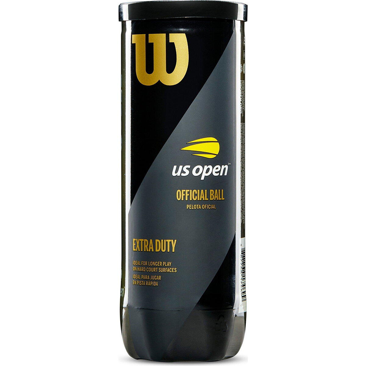 Wilson US Open Extra Duty tennisballen 3-pack - geel 2/4