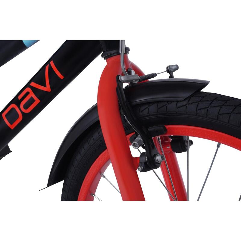 Dětské kolo Davi Zippy, 20", 110–130 cm, 1 rychlost, černé