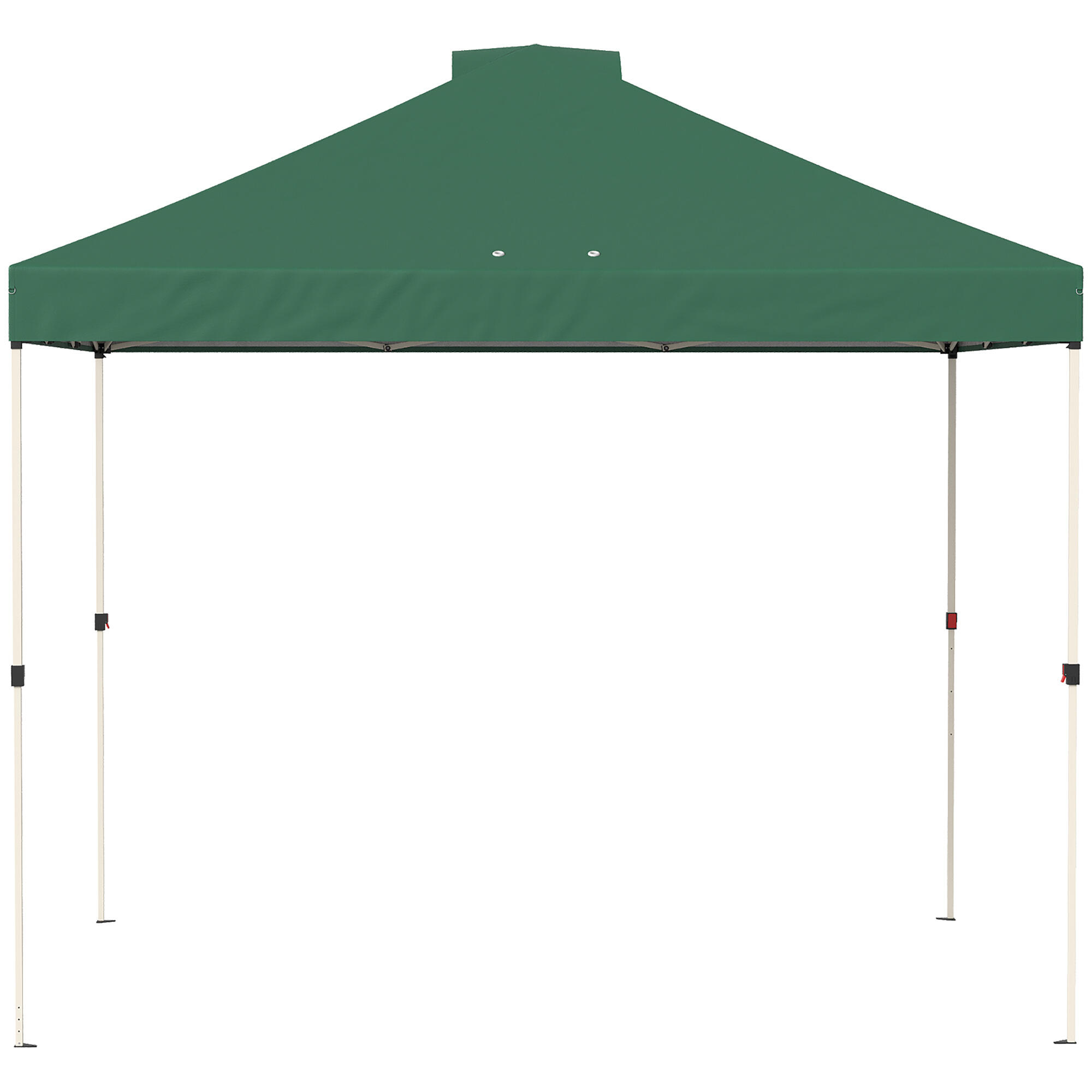 Techo de Carpa Outsunny 300x300 cm Verde 5/5