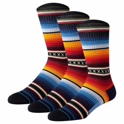 Socken Unisex 3er Pack Bequem sitzend-CURREN ST CREW