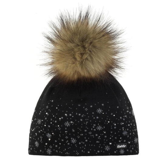 Eisbär Rana Lux Crystal Mütze für Damen mit Bommel