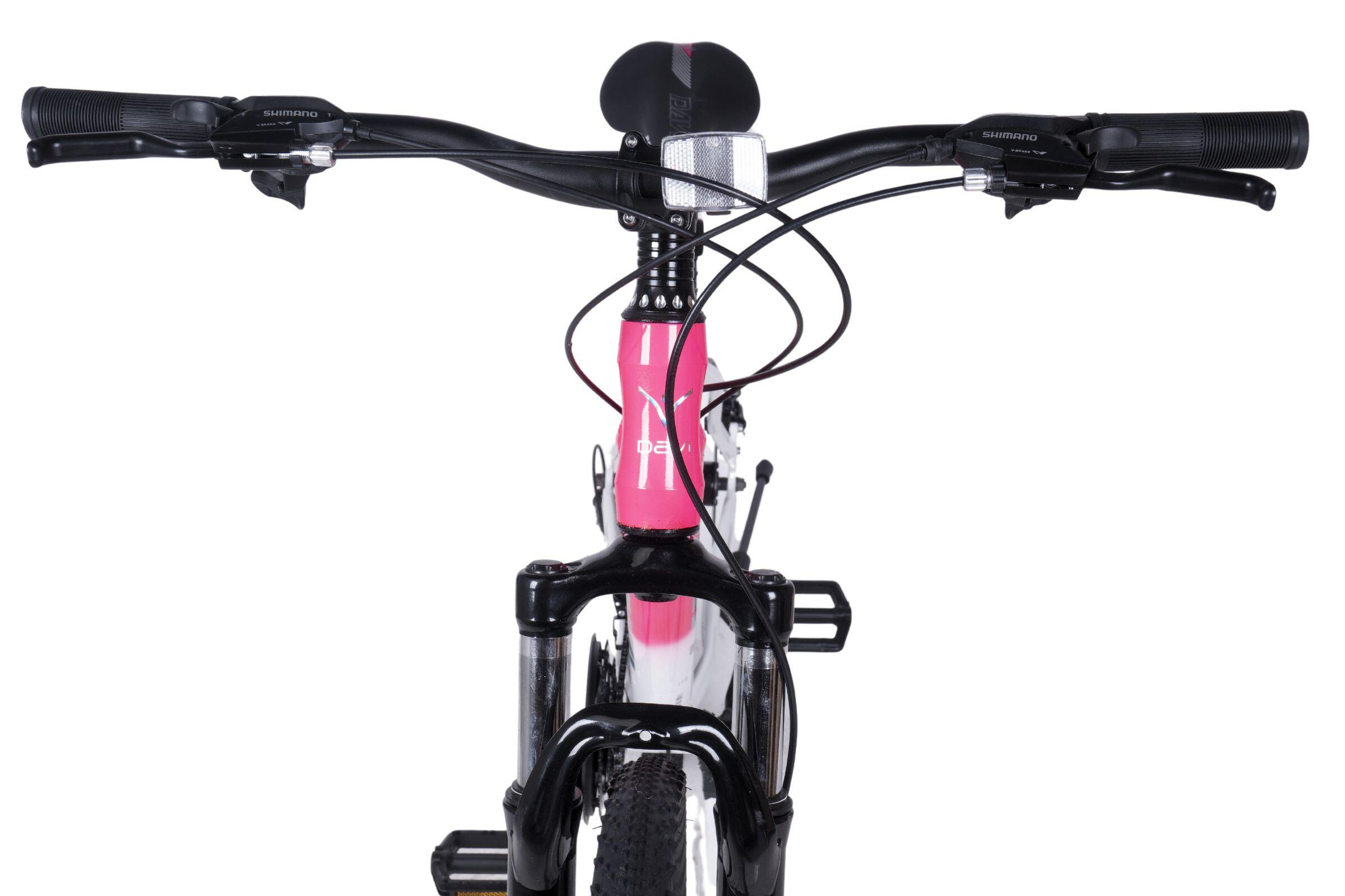 MTB Davi Bella Aluminium, 27.5", 160–185 cm, 21 velocità, rosa/bianco 3/6