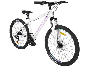 VTT Davi Rosita, 27.5", 160–185 cm, 21 vitesses, blanc/rose