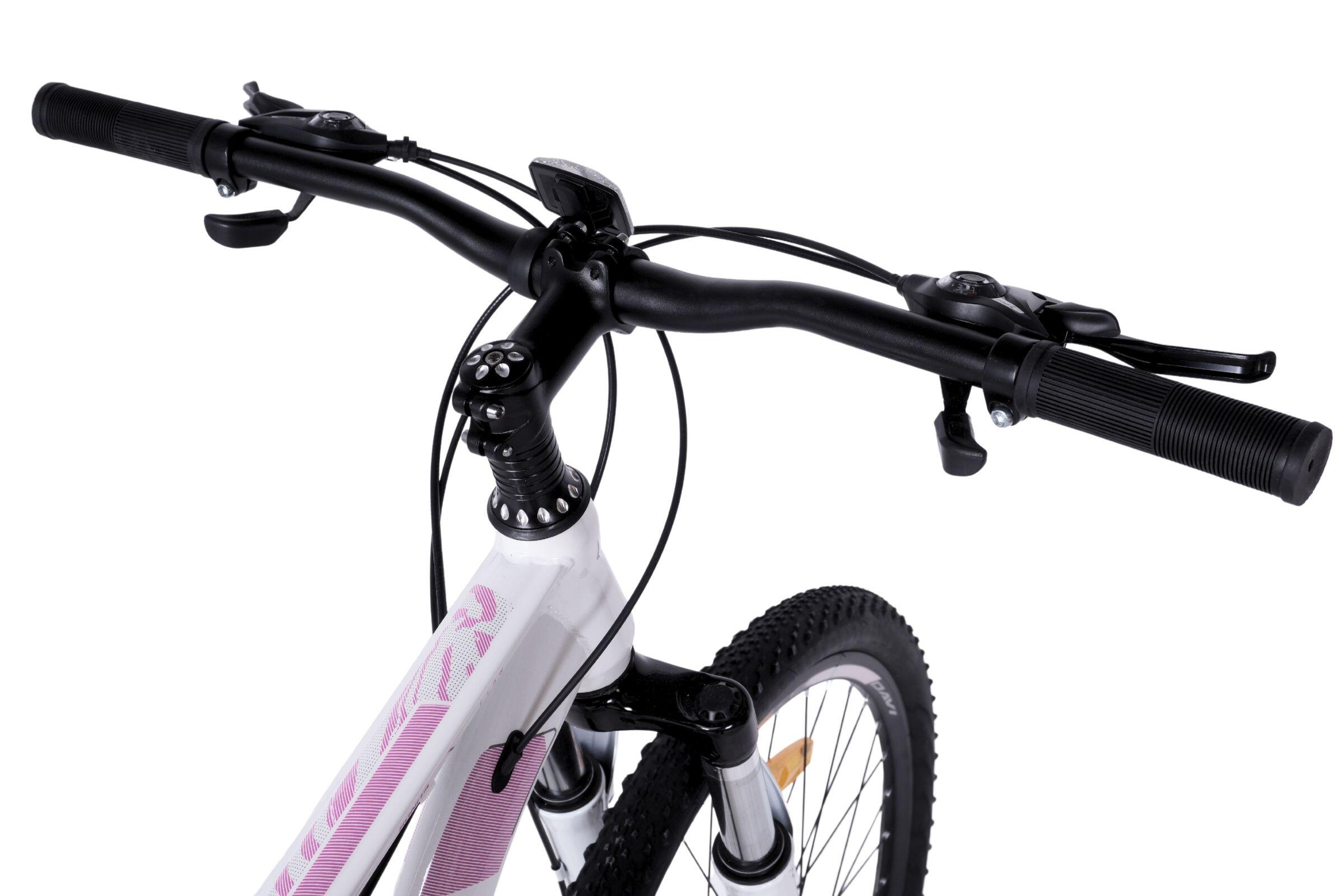 VTT Davi Rosita, 27.5", 160–185 cm, 21 vitesses, blanc/rose 4/6