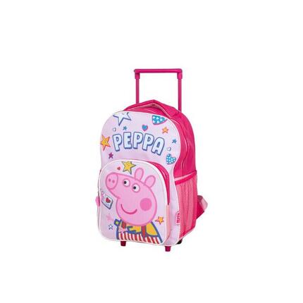 Peppa Pig Rucksack und Trolley für Kindergarten und Freizeit, Rosa