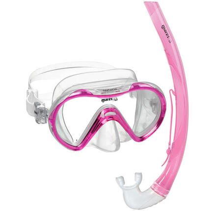 Ensemble de plongée avec tuba pour enfants Mares Combo Seahorse