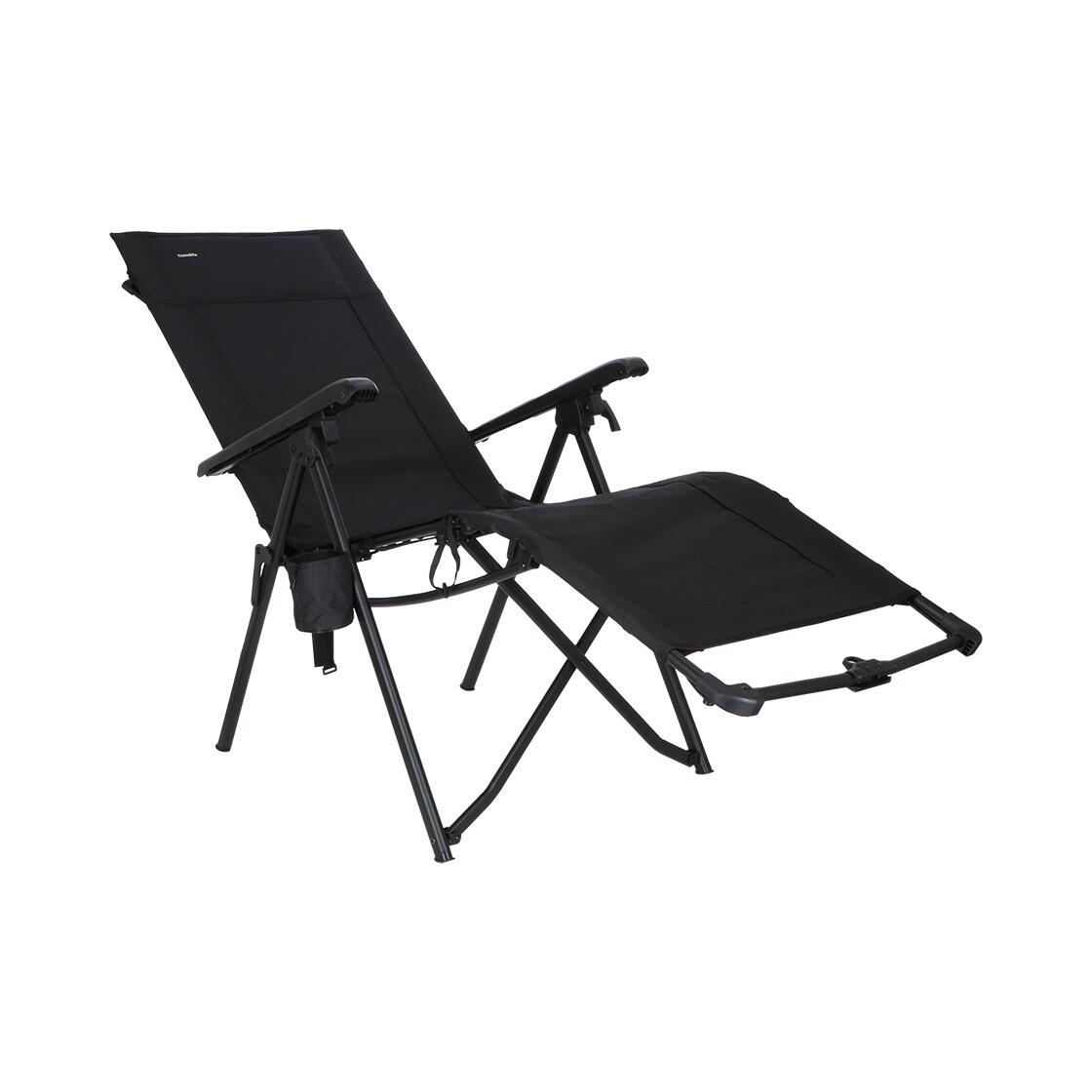 Travellife Festo chaise réglable relax pliable graphite black 3/5